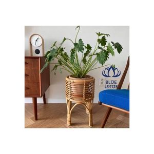Support de plantes en rotin du Vietnam écologique - Product Image 5