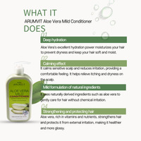ARUMVIT OEM Nouvelle Arrivée Conditionneur Capillaire Coréen à l'Huile de Ricin, Extrait de Ginseng et Extrait de Feuille d'Aloe Barbadensis – Meilleure Vente