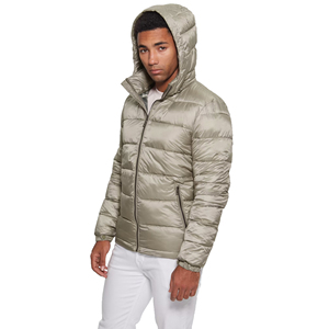 Veste d'hiver en toile matelassée pour homme, sur mesure, de haute qualité, imperméable, respirante, style tendance, col à capuche, grande taille - Product Image 4