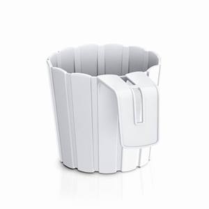 BOARDEE HOOK 1.4L. pot de fleurs, dimensions (mm) 144x212x130, couleur blanc - Product Image 1