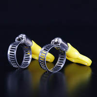 Collier de serrage pour tuyau en acier inoxydable de haute qualité, type américain, à manivelle papillon en plastique