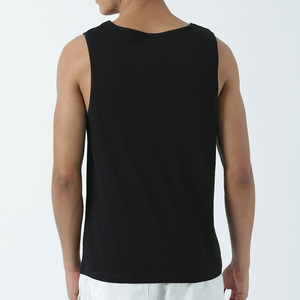 Hombres venta al por mayor de alta calidad Muscle Tank Tops Super Soft Stretch Fitness Gym Workout Singlet Gym Wear Fitness Gym Shirt para hombre - Product Image 3