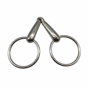 Bridon de dressage en acier inoxydable robuste à articulations creuses avec anneaux lâches pour l'équitation et l'entraînement, services OEM, marque Minarat - Product Image 1