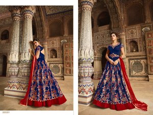 Élégance intemporelle femmes vêtements ethniques pakistanais brodé Tafetta soie costumes Salwar Kamiz pour les femmes déguisement robe incroyable - Product Image 5