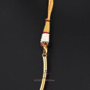 Elegante collar en forma de V para mujer, oro amarillo de 14kt con diamante redondo cultivado en laboratorio VVS, joyería de lujo moderna elegante - Product Image 6