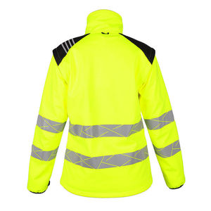Chaqueta de seguridad amarilla de alta visibilidad de poliéster 100% de calidad superior con cinta reflectante Chaquetas de seguridad de trabajo reflectantes impermeables - Product Image 3