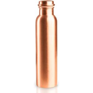 Bouteille d'eau en cuivre pur martelé de luxe à la demande verres ayurvédiques étanches pour le bureau et les voyages disponibles à la vente - Product Image 1