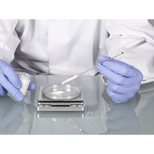 Espátula Doble Angular Redondeada de Acero Inoxidable para Microdosis, Fabricada en Alemania - Burkle GmbH - Product Image 5