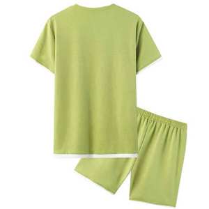 Ensemble survêtement personnalisé t-shirt short Ensemble survêtement vêtements d'été ensemble t-shirt et short de sueur pour hommes - Product Image 5