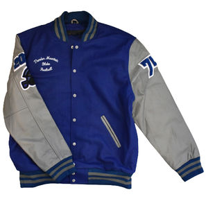 Chaqueta Bomber de béisbol personalizada para hombre de tendencia superior 2025 de lana con mangas de cuero negro estilo Letterman - Product Image 6