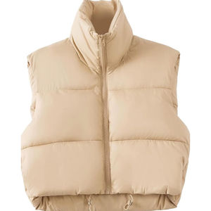 Lightweight Outdoor Puffer Jacket Sleeveless Style for Hiking Running and Winter Casual Use with Warm Inner Lining - Product Image 1