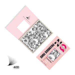 2025 NQ Premium Handmade Korean PBT Cashmere <b>Eyelash</b> Extension Trays Custom Logo Individual Lashes <b>Vendor</b> CC/DD Curl Wholesale - Product Image 3