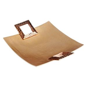 Best for Cup Bowls Display Luxury <b>Tray</b> With Handle Kitchen Accessories Unique Latest Brass Hotelware Serving <b>Tray</b> - Product Image 4