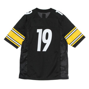 Camiseta de fútbol americano con sublimación personalizada de alta calidad, camisetas de fútbol impresas con cuello en V, camisetas cortas de fútbol americano al por mayor - Product Image 2