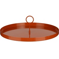 Assiette de service ronde décorative en métal finition cuivre martelé de luxe pour mariage et événements, vente en gros