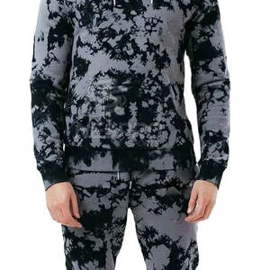 Survêtements d'hiver à capuche délavés à l'acide pour hommes personnalisables 100% coton écologique - Product Image 4