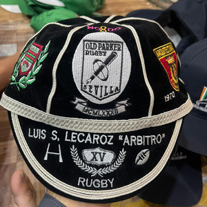 Las mejores gorras tradicionales de Rugby con honores, gorra holgada de Cricket con trenza plateada y borla - Product Image 1