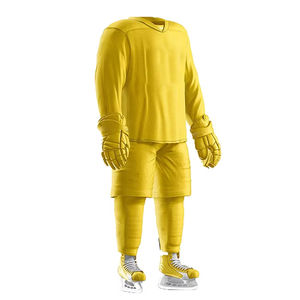 Uniforme de hockey sur glace 100% polyester sur mesure uniforme de hockey sur glace uni nouvelle conception uniforme de hockey sur glace léger - Product Image 3