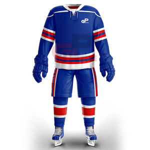 2024 matériel 100% Polyester équipe respirant maillot de Hockey sur gazon hommes uniforme de Hockey sur glace en bas quantité minimale de commande - Product Image 1