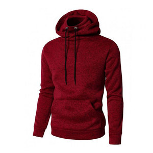 Sweats à capuche en molleton de coton de grande taille de haute qualité avec logo personnalisé Streetwear XS col à capuche à imprimé solide pour l'hiver - Product Image 1
