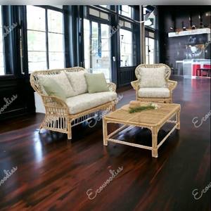 Meubles d'extérieur en osier au design moderne Table basse confortable de qualité Chaises en rotin pour balcon Loisirs pour villas Cours - Product Image 3