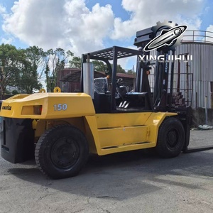 Chariot élévateur Komatsu FD150-7 15 TONNES, chariot élévateur d'occasion, Japon, 15 tonnes, moteur Komatsu, machine d'occasion, chariot élévateur à essence d'occasion - Product Image 5