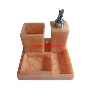 Premium Incroyable Design Classique Vadrouille Naturel Salle De Bains Ensemble Avec Porte-Shampooing Forme Ronde Taille Pour La Maison Salle De Bains Ensemble Porte-Savon - Product Image 3