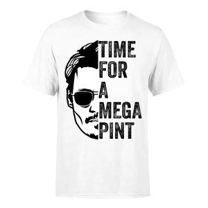 เสื้อยืดผู้ชายวินเทจพิมพ์ลายคำพูดประชดประชันเมกะไพน์100% ผ้าฝ้ายและวัสดุโพลีเอสเตอร์ - Product Image 2