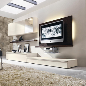 Design Modern Living Room Furniture Wood Tv Stand <strong>Unit</strong> <strong>Media</strong> Console <strong>Corner</strong> Tv Cabinet - Product Image 6