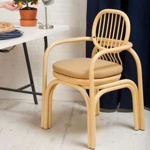 Chaise en rotin durable de style minimaliste Design époustouflant pour meubles d'extérieur Hôtels Chambres à coucher Salons Villas - Product Image 4