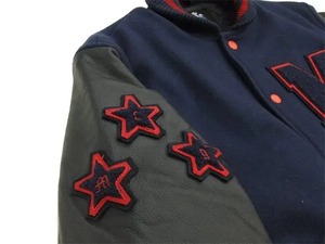 Chaqueta Universitaria de Béisbol Personalizada para Hombre, Bordado Chenille de Alta Calidad, Fabricante OEM, Chaqueta Varsity de Cuero Corta - Product Image 6