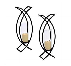 Wall <b>Hanging</b> Light Metal Tea Light Handmade <b>Candle</b> Holder for Living Room and Bedroom Decoration Home Room Decor - Product Image 1