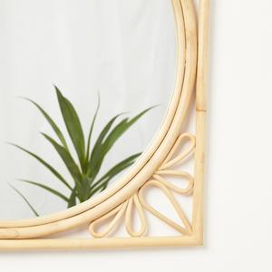 Miroir mural en rotin traditionnel de luxe, marque privée d'excellente qualité, fabriqué à la main, prix de gros - Product Image 5