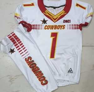 เสื้อเจอร์ซี่ย์ออกแบบเองได้,สำหรับเยาวชนอเมริกันฟุตบอลเครื่องแบบฟุตบอล7v7กระเป๋าเดินทางกางเกงขาสั้น - Product Image 3