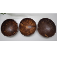 Tazón de Ensalada Desechable Ecológico Tallado en Cáscara de Coco, Artesanía de Alta Calidad, Regalo Empresarial, Envío Inmediato, Hecho en Vietnam, Estilo Bohemio
