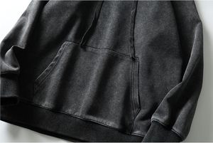 เสื้อสวมหัวแบบลำลองผ้าฟลีซผ้าฝ้าย100% 240กรัมปักโลโก้ได้ตามต้องการ - Product Image 5