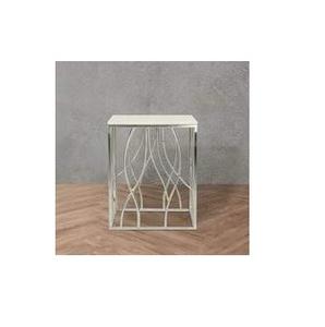 Mesa lateral y central de aluminio de diseño moderno de alta venta 2023 para sala de estar, dormitorio, Hotel, mesas de centro - Product Image 3