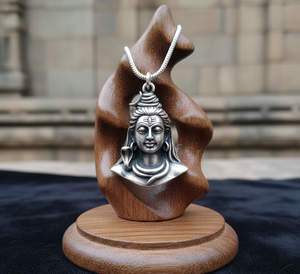 สร้อยโซ่ชุบทองโรเดียมสีเงิน925ชุดสร้อยคอแบบโซ่ร้อยเป็นรูปสัตว์สวมใส่ได้ทุกวันจี้เทพเจ้าฮินดูของขวัญแฟชั่นใช้ได้ทั้งชายและหญิง - Product Image 1