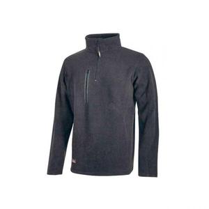 Sweat-shirt météorite gris U-POWER Bering avec demi-fermeture éclair Workwear - Product Image 1