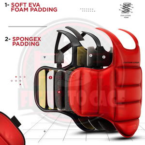 Protections de poitrine légères, durables, personnalisables, de haute qualité pour la pratique du MMA, de la boxe, du kickboxing, des arts martiaux, entraînement en PVC - Product Image 2
