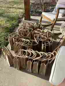 Bolsa de Yute Personalizada al por Mayor, 30*22*13cm, Interior Laminado Impermeable, Asa de Cuerda, para Playa, Compras, Fiestas, Bodas - Product Image 6