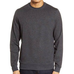 Sweat-shirt pour homme 100% coton, prix de gros d'usine, meilleur prix, faible MOQ, sweat-shirt pour homme, broderie 3D, uni, teinture unie - Product Image 1