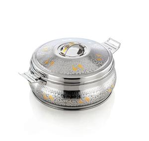 Olla redonda de Metal decorativa de lujo de diseñador hecha a mano, tapa de cazuela de vidrio personalizada de la mejor calidad, uso de cocina de mesa - Product Image 3