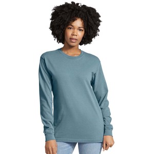 T-shirts élégants à col rond en coton à manches longues pour femmes - Product Image 1