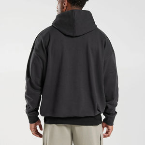 Sudadera con Capucha Personalizada, Sudadera Unisex para Hombre y Mujer, Estilo Urbano de Forro Polar, Básica, al por Mayor, de Algodón, Sudaderas con Capucha para Hombre - Product Image 3