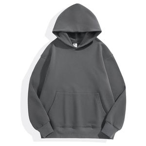 Sudadera con capucha personalizada al por mayor de 400 g/m² para minoristas estadounidenses de ropa deportiva, con forro polar grueso de felpa francesa. - Product Image 2