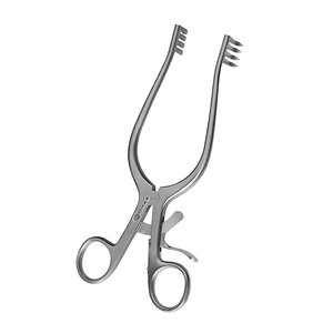 Bailey Rib Contractor avec cliquet 8 avec 4 1/2 ouverture Utilisation de l'acier inoxydable chirurgical allemand Procédures vétérinaires réutilisables - Product Image 4