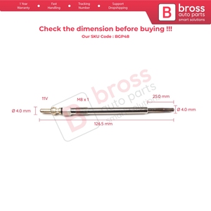 BGP48 1 Piece <b>Heater</b> Glow <b>Plugs</b> GX4126 0100276002 for Land 2.4 2.7 3.6 - Product Image 5