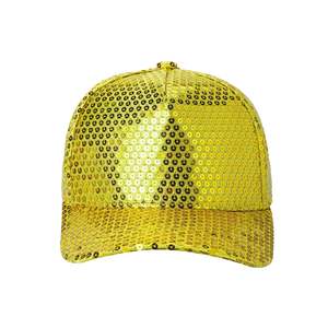 Cappello a 5 Pannelli con Visiera Curva 5G Sequin - Motivo Etnico a Foglie di Leopardo in Velluto 100% Poliestere - Product Image 2
