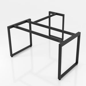 Patas de Escritorio de Hierro de Estilo Industrial de 1600x800 mm, Ensamblaje de Acero Entrelazado de 25x50 mm, para Apartamentos, Hoteles, Escuelas, Salas de Estar - Product Image 1